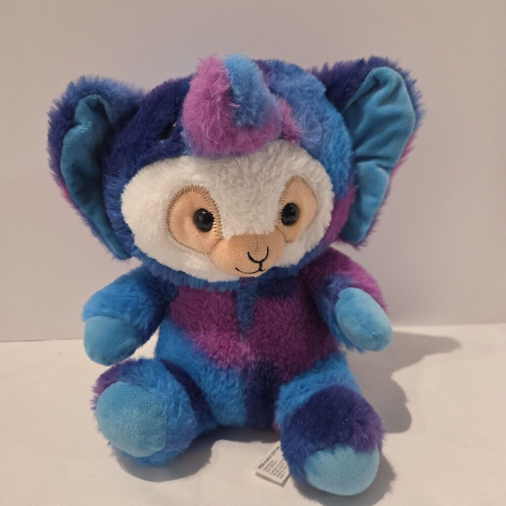 Disguisimals 10" Plush Tusks Llama In Elephant Suit Blue Purple Stuffed Animal